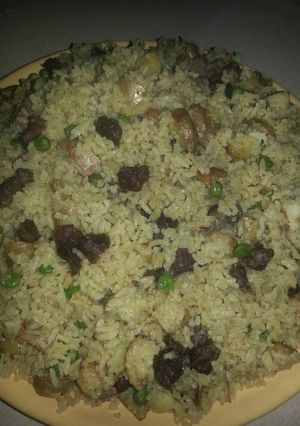 صورة لوصفة برياني لحم (بسيط)