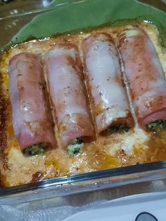 Una foto de Canelones sin masa con 5 ingredientes