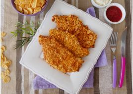 Pollo e corn flakes