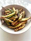 Frites de courgettes cuisson dual fryer