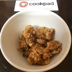 A picture of My Little Apple +Peach Crumble. 😁.