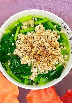 Hình của món Canh Cải Ngọt Nấu Thịt Bằm.