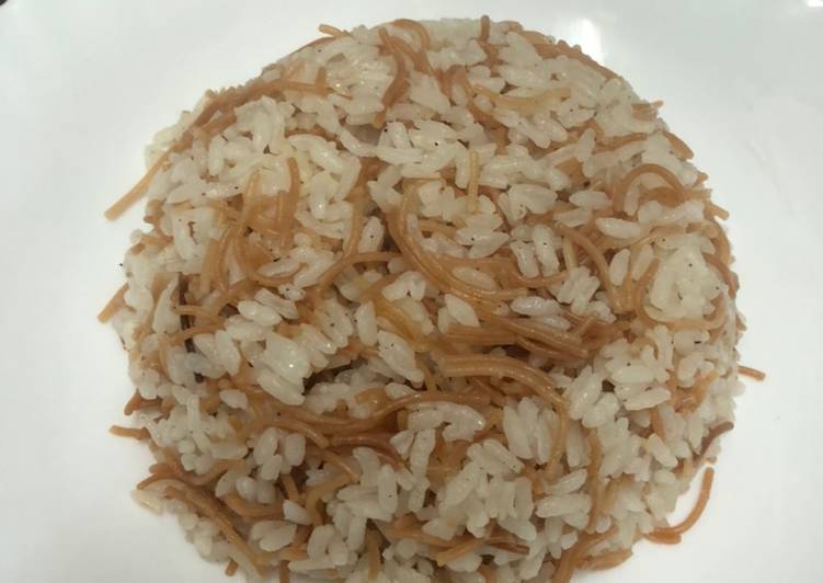 الأرز بالشعيريه