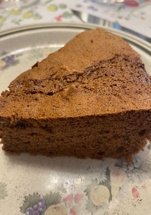 Una foto de Bizcocho de chocolate japonés!
