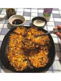Pajeon (Pancake coreani salati con carote, cavolo e scalogno) 🥕🧅🥞 🇰🇷