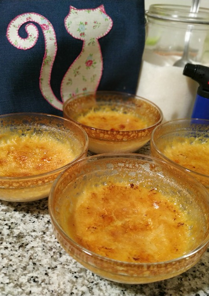 Una foto de Crème brûlée