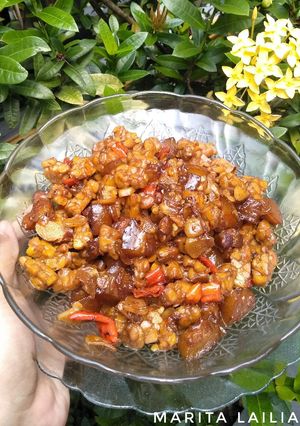 Foto resep Oseng tempe kulit sapi