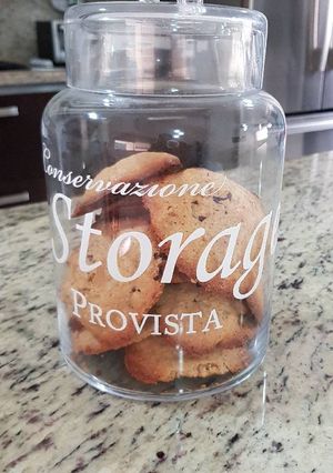 Una foto de Galletas con chispas de chocolate y nueces