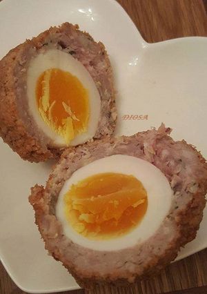 Una foto de Huevo a la Escocesa (Scotch egg)