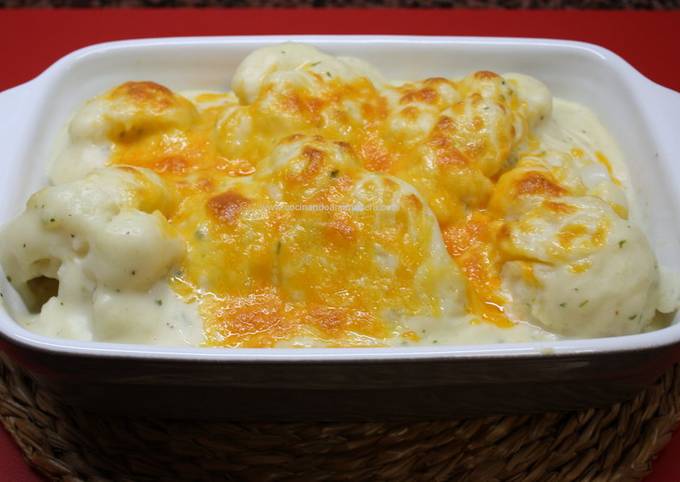 Coliflor Con Bechamel Receta De Luisa C Correcher- Cookpad