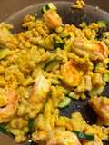 Passatelli con gamberi e zucchine