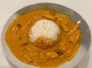 A picture of limes chicken curry