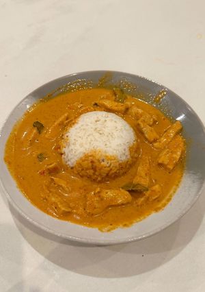 A picture of Chicken Panang Curry.