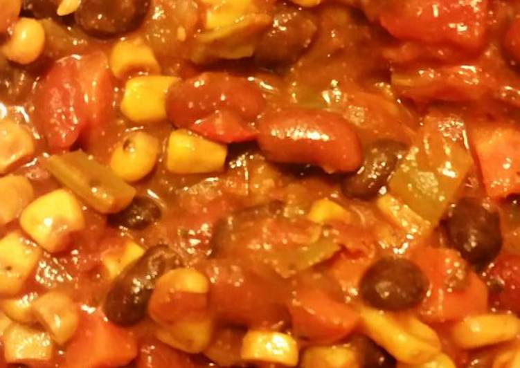 Easy Way to Make Super Quick Vegetarian Chilli
