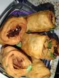 Samosas chicken veggi roll