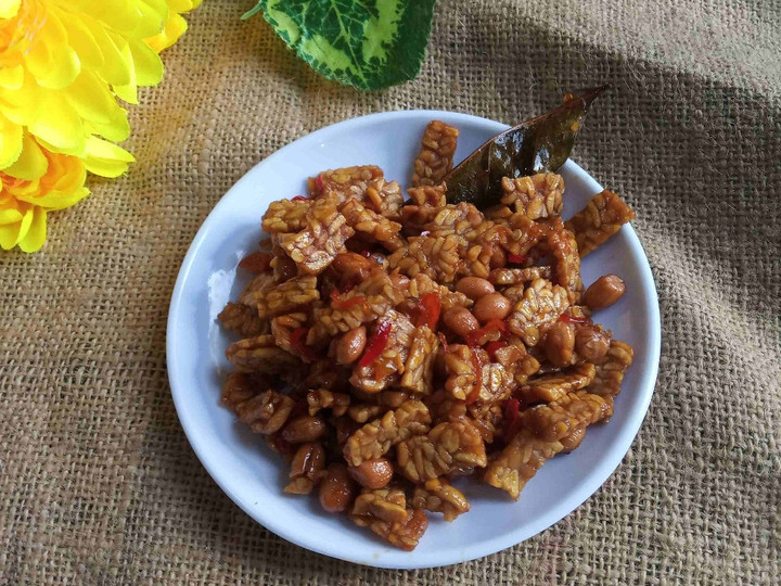 Resep Kering Tempe Kacang, Enak Banget