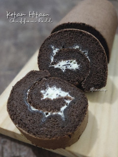 Foto resep Ketan Hitam Chiffon Roll | Oven Tangkring