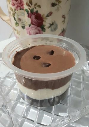 Foto resep Dessert Cup Simple 3 Layer