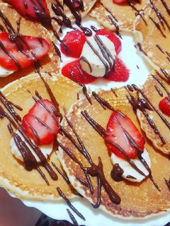 صورة لوصفة بان كيك سهل وسريع 🥞🥞