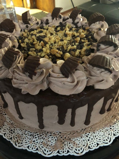 Una foto de Torta de chocolate y nueces