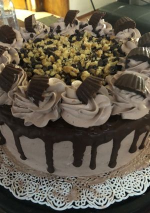 Una foto de Torta de chocolate y nueces