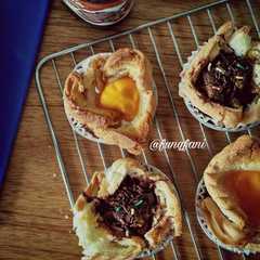 A picture of Duo Muffin Roti Tawar Praktis Ribetless 😁.