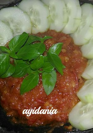 Foto resep Sambel terasi ulek bikin nagih