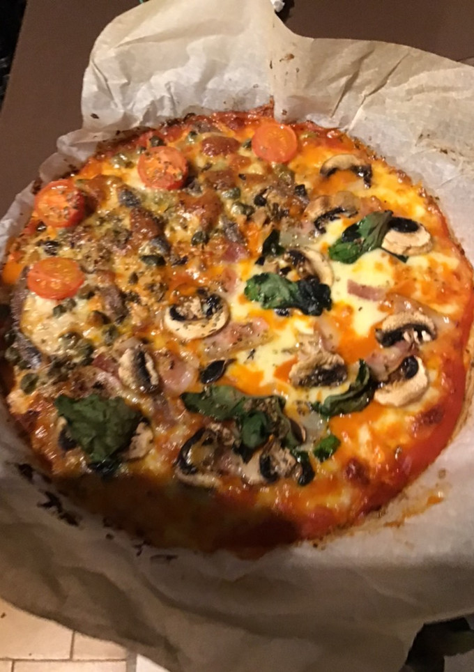 Una foto de Pizza masa de coliflor 2 sabores