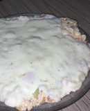 Omelette de huevo y cebolla...