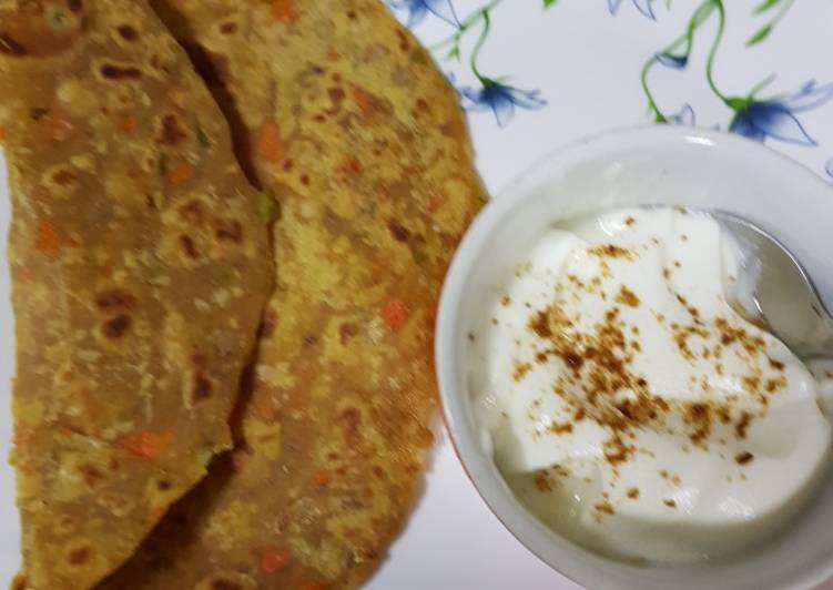 Mix vegetable paratha