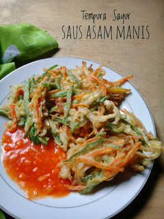 Foto resep Tempura Sayur Saus Asam Manis