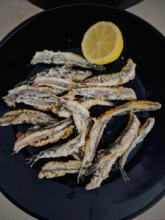 Una foto de Boquerones fritos