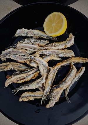 Una foto de Boquerones fritos