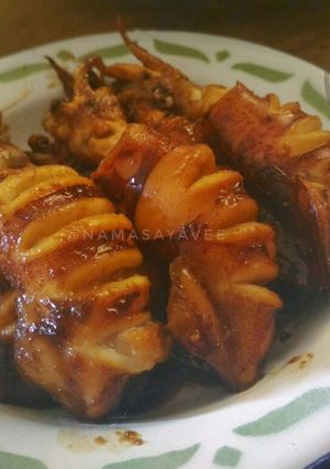 Foto resep Cumi bakar ala vee's kitchen