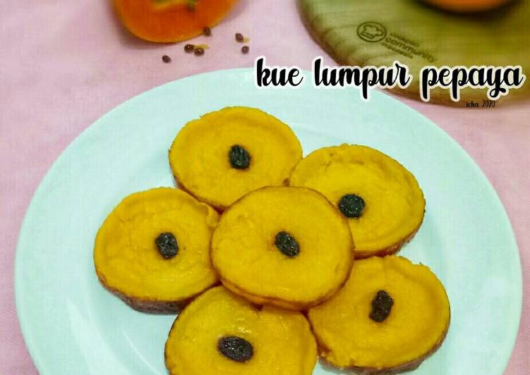 Olahan Kue lumpur pepaya | Resep Membuat Kue lumpur pepaya Yang Lezat