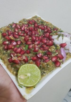 صورة لوصفة بابا غنوج 😋😋