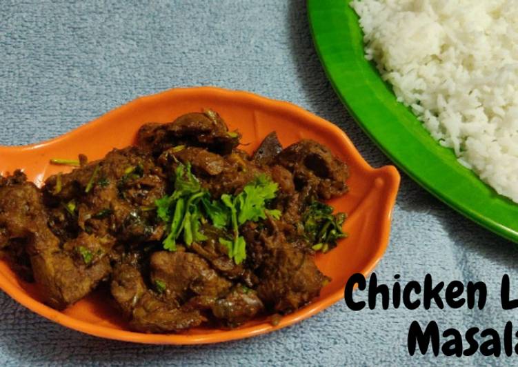 Steps to Prepare Homemade Chicken Liver Masala