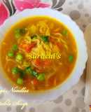 Maggi Noodles Vegetable Soup