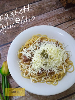 Foto resep Spaghetti Oglio e Olio