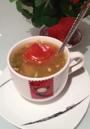 Una foto de Sopa para el día de lluvia