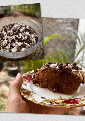 Foto resep Chocolate Oat Raisin & Banana Cake (Anti Gagal, Tanpa Terigu dan Gula) ❤️
