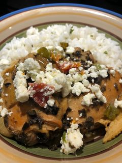 A picture of Crockpot Quick and Easy Greek Chicken.