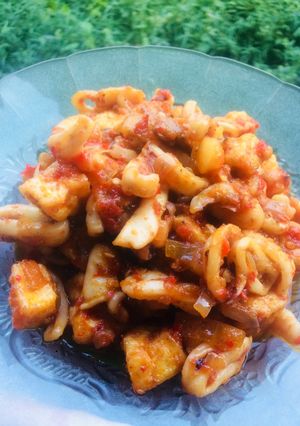 Foto resep Sambel goreng cumi tahu