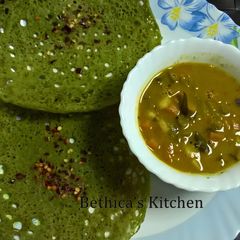 A picture of Ramadan Special - Instant Spinach Appam.