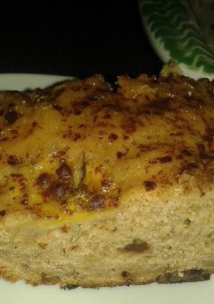 Una foto de Torta de cambur y chocolate