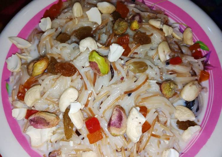 Recipe of Perfect Vermicelli kheer Doodh wali sweiyann