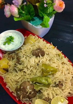 A picture of Beef Pulao💕💕💕💕.