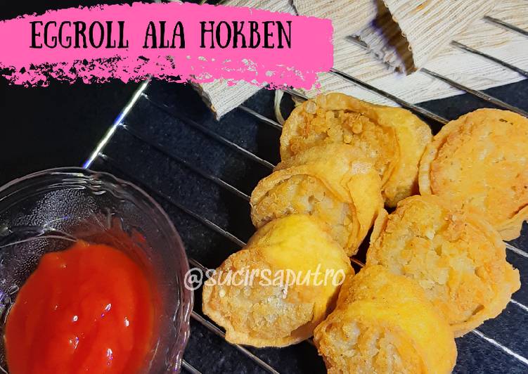 Resep masakan Eggroll (nasi) Ala Hokben | Cara Membuat Eggroll (nasi) Ala Hokben Yang Enak Dan Lezat