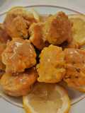 Albóndigas de pollo en salsa limón