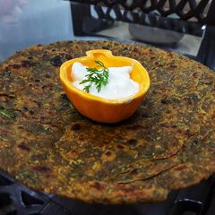A picture of Multigrain Methi Thepla.